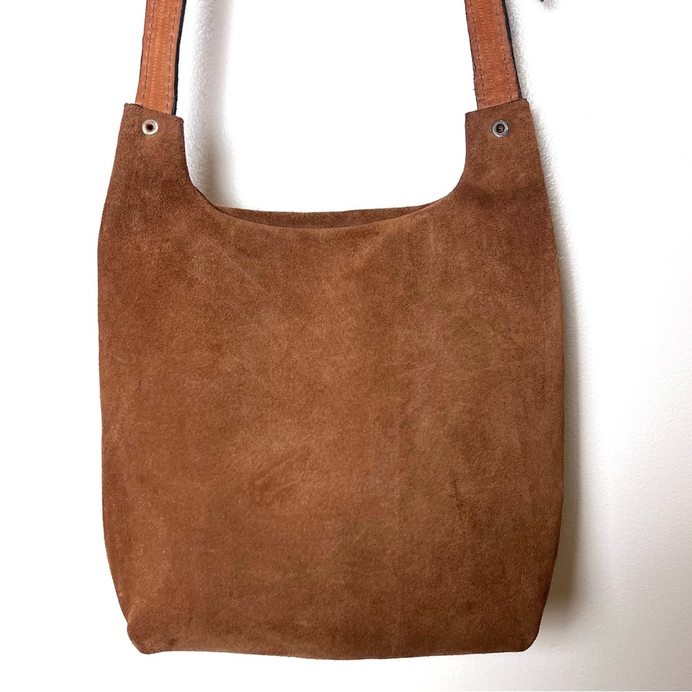 Vintage Suede Thunder Bird Cross Body Slim Bag - Picture 10 of 14